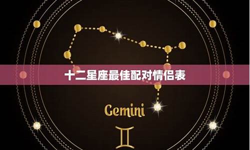 十二星座最配情侣表_十二星座情侣配对表射