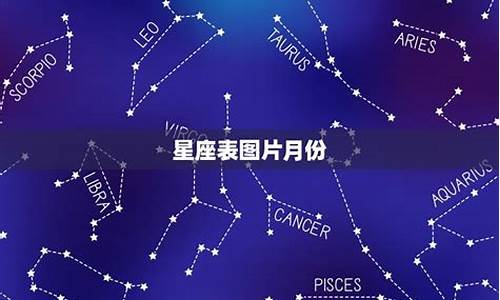 关于十二星座的月份_关于12个星座的月份表